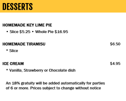 DESSERTS